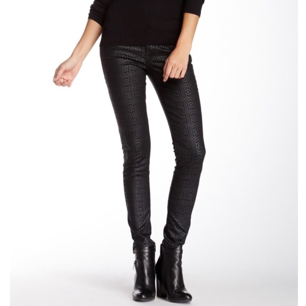 Big Star Black Geo Alex Skinny Jeans 30